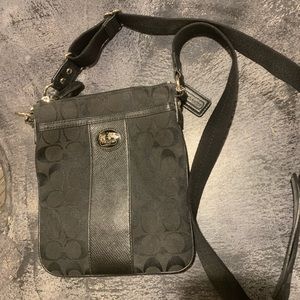 Coach Signature Black Crossbody Bag